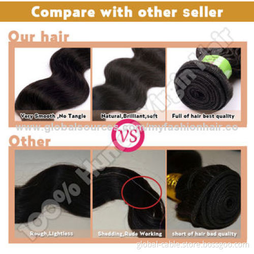 100% Brazilian Virgin Human Hair Weave, Wavy Body Wave, Low PriceNew